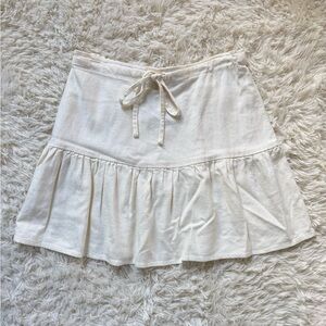 Brandy Melville Cream A-Line Skirt